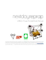 Prusa Mendel LM8UU Build Manual preview