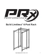 PRx Performance Build Limitless 6-Post 95/95/95 Assembly Instructions Manual preview