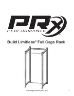 Предварительный просмотр 1 страницы PRx Performance Build Limitless Full Cage-95 Assembly Instructions Manual