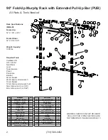 Предварительный просмотр 2 страницы PRx Performance Murphy Rack Fold Up Manual