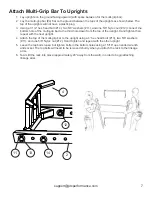 Предварительный просмотр 7 страницы PRx Performance Profile 90" Squat Rack with Multi-Grip Bar Install Instructions Manual