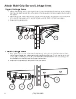 Предварительный просмотр 8 страницы PRx Performance Profile 90" Squat Rack with Multi-Grip Bar Install Instructions Manual