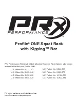 Предварительный просмотр 1 страницы PRx Performance Profile ONE Install Instructions Manual