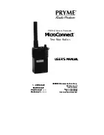 PRYME Radio Product MicroConnect User Manual preview