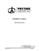 Prytime Medical ER-REBOA Instructions For Use Manual предпросмотр