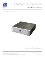 PS Audio UPC-HB Power Center Owner'S Reference Manual предпросмотр