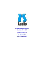 Preview for 4 page of PS Audio XStream Instruction Manual