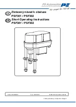 PS Automation PSF-M301 Short Operating Instructions предпросмотр