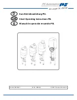 Предварительный просмотр 1 страницы PS Automation PSL201 Short Operating Instructions