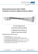 PS Automation PSQ*03 Series Installation Instructions предпросмотр