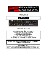 PS Engineering 050-450-0601 System Installation And Operation Manual предпросмотр