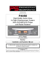 Preview for 1 page of PS Engineering PAV80 Installation And Operation Manual