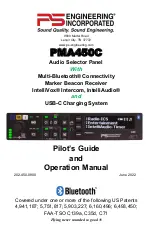 PS Engineering PMA450C Operation Manual предпросмотр