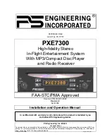 PS Engineering PXE7300 Installation And Operation Manual preview