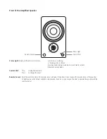 Предварительный просмотр 4 страницы PSB ALPHA AM5 Owner'S Manual