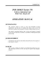 Предварительный просмотр 2 страницы PSB PSB-1688LF Operation Manual