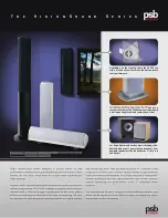 PSB VisionSound Speaker Specification Sheet preview