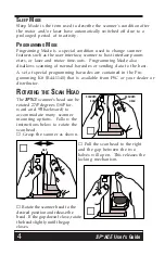 Предварительный просмотр 8 страницы PSC Scanning SP*ACE User Manual