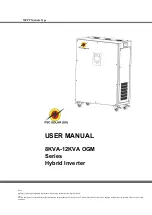 Preview for 1 page of PSC Solar 10KVA OGM User Manual