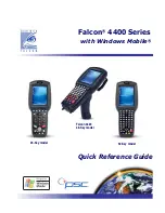 PSC Falcon 4400 Series Quick Reference Manual preview