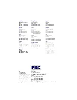 Предварительный просмотр 104 страницы PSC LazerData Series 9000E Installation And Operation Manual