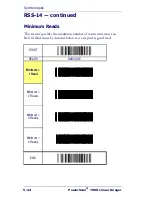 Preview for 116 page of PSC LINEAR IMAGER 7000 Product Reference Manual