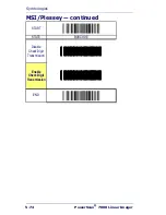 Preview for 166 page of PSC LINEAR IMAGER 7000 Product Reference Manual