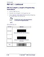 Preview for 182 page of PSC LINEAR IMAGER 7000 Product Reference Manual