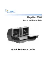 PSC Magellan 8500 Quick Reference Manual предпросмотр