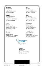 Preview for 72 page of PSC Mini PowerWedge User Manual