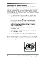 Preview for 8 page of PSC QuickScan 6000 Programming Manual