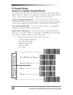 Preview for 30 page of PSC QuickScan 6000 Programming Manual