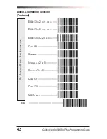 Preview for 46 page of PSC QuickScan 6000 Programming Manual