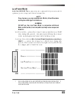 Preview for 89 page of PSC QuickScan 6000 Programming Manual