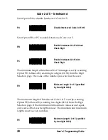 Preview for 52 page of PSC Scanners Programming Manual