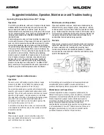 Preview for 12 page of PSG Dover WILDEN A200B Advanced Plastic Engineering, Operation & Maintenance