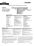 Предварительный просмотр 5 страницы PSG Dover WILDEN Accu-Flo A2 Engineering, Operation & Maintenance