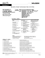 Preview for 5 page of PSG Dover WILDEN SANIFLO PS15 Hygienic Series Engineering, Operation & Maintenance