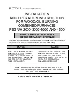 Предварительный просмотр 24 страницы PSG PF04000 Installation And Operating Instructions Manual