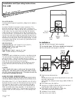 PSG RLV-240S Installation And Operating Instructions preview