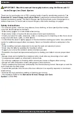 Preview for 2 page of PSI Woodworking Products Barracuda 52 User Manual