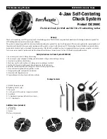 Preview for 1 page of PSI Woodworking Products BarrAcuda CSC2000C Quick Manual