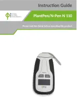 Preview for 1 page of PSI PlantPen/N-Pen N 110 Instruction Manual