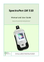 PSI SpectraPen LM 510 Manual And User Manual preview