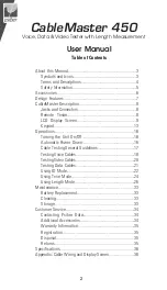 Preview for 2 page of Psiber CableMaster 450 User Manual