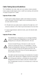 Preview for 17 page of Psiber CableMaster 450 User Manual