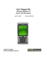 Psion Teklogix Ikon 7505-BT User Manual preview