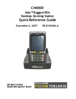 Preview for 1 page of Psion Teklogix IKON CH4000 Quick Reference Manual