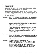 Preview for 8 page of Psion Teklogix IKON CH4000 Quick Reference Manual