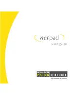 Psion Teklogix netpad User Manual preview